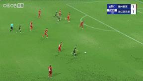 3分钟2球！弗兰克左脚兜射梅开二度，浙江2-1反超梅州！
