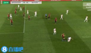 拜仁1-0领先韦恩！拜仁得到点球，凯恩主罚节奏变化骗过门将破门