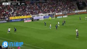 美国1-0日本！阿夫斯坦过人送传中，亚历杭德罗侧身凌空抽射破门